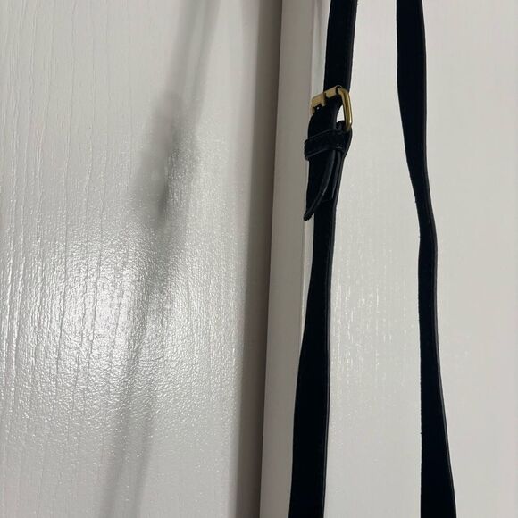 2 for 20 J.Crew black suede leather bucket bag - Picture 3 of 6